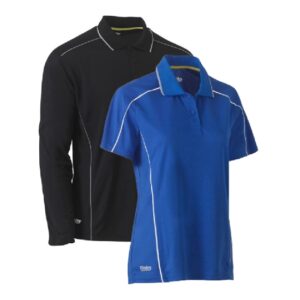 Bisley Cool Mesh Polo with Reflective Piping BK1425
