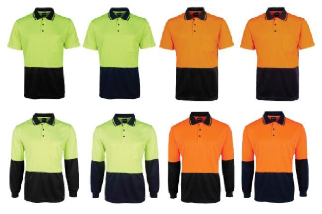 JB's Hi Vis Jacquard Polo 6HJNC Colours
