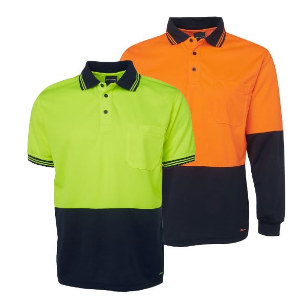 JB's Hi Vis Traditional Polo 6HVPS | Promotional Products & Uniform Store