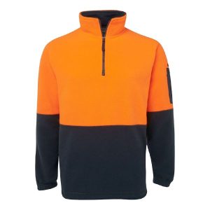 JB's Hi Vis Zip Polar Fleece 6HVPF