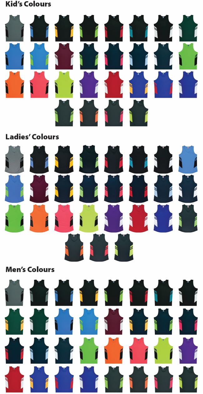 Tasman Singlet 2111 Colours