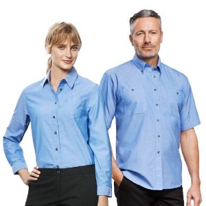 Wrinkle-Free Chambray Shirt SH113