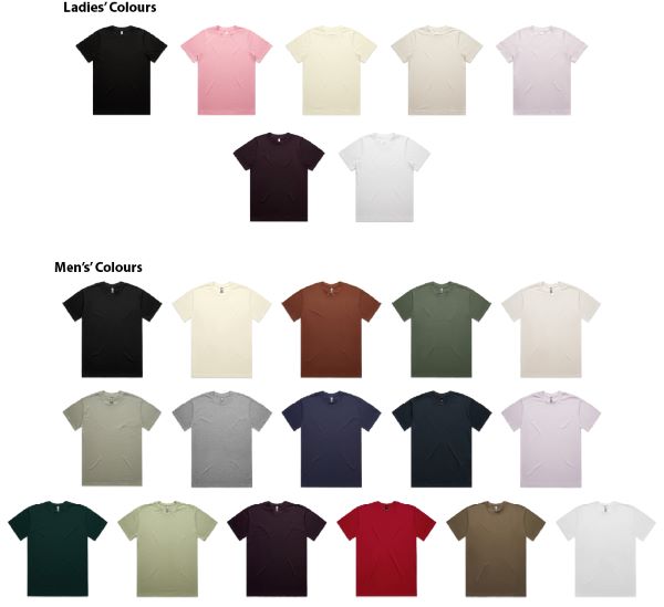 AS Colour HEAVY TEE 5080 Colours