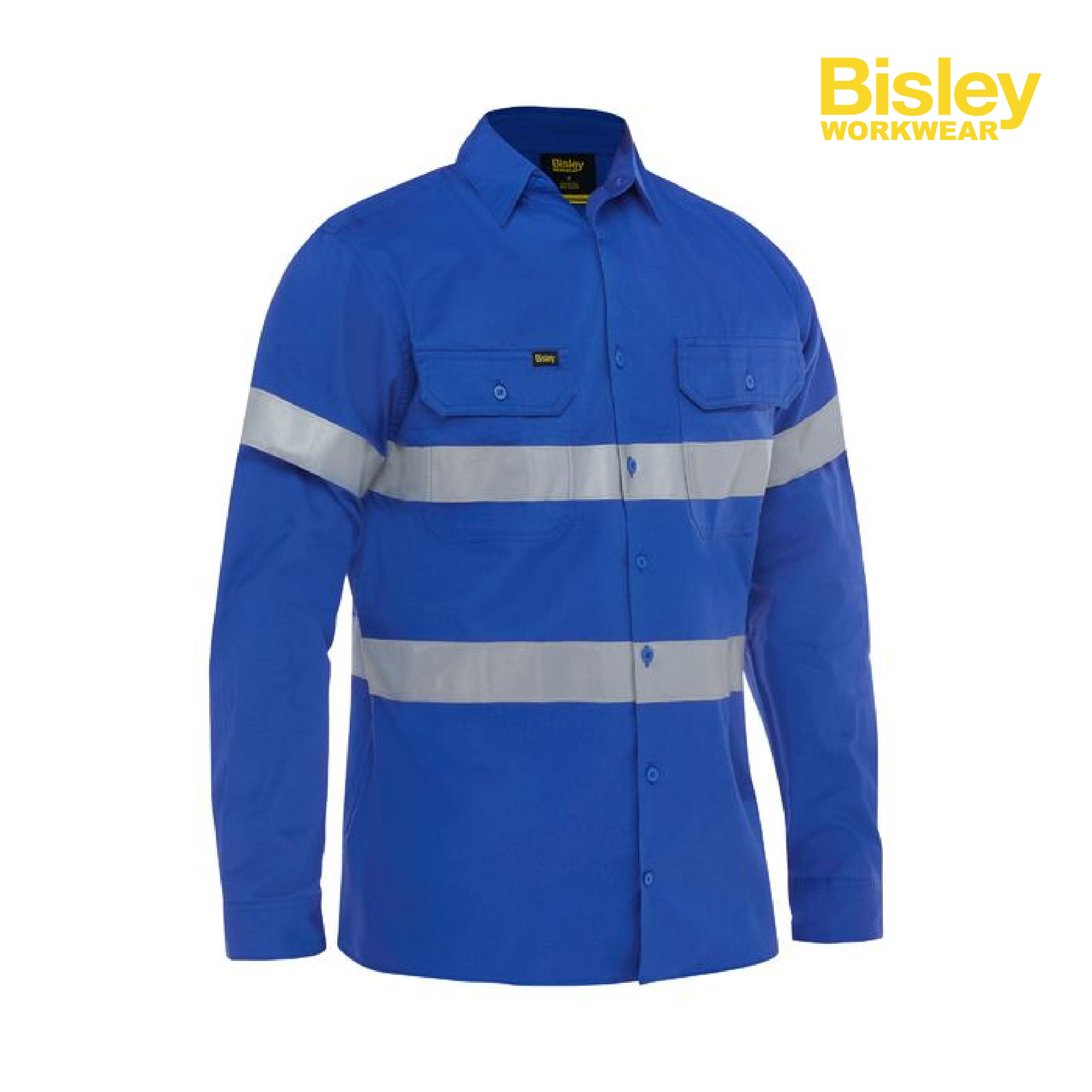 Bisley Cool Lightweight Taped Drill Shirt BS6883T