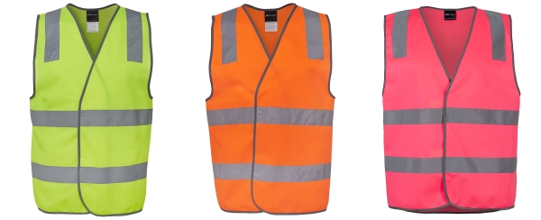 JB’s Hi Vis Taped Vest 6DNSV Colours