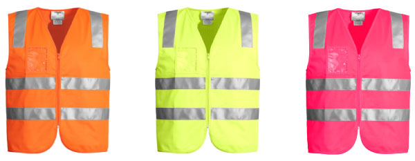 Syzmik Hi Vis Zip Vest ZV998