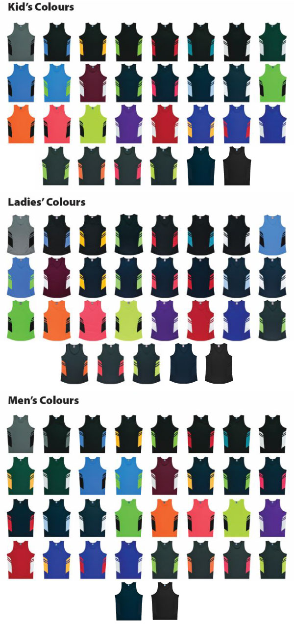 Tasman Singlet 2111 Colours