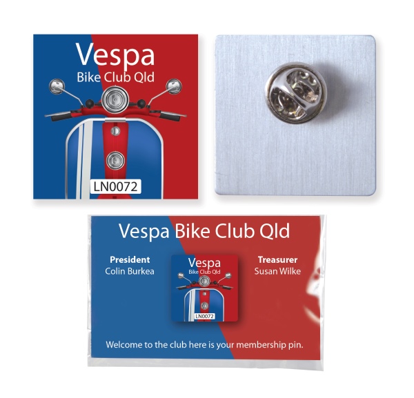 Aluminium Offset Print Badge LN0072