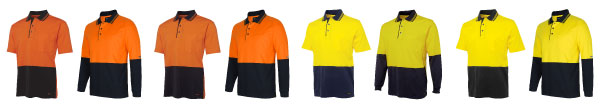 JB's Hi Vis Cotton Taped Polo 6DCPS