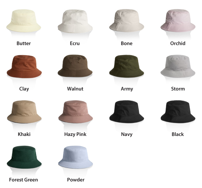 Bucket Hat 1117 - Colours Available