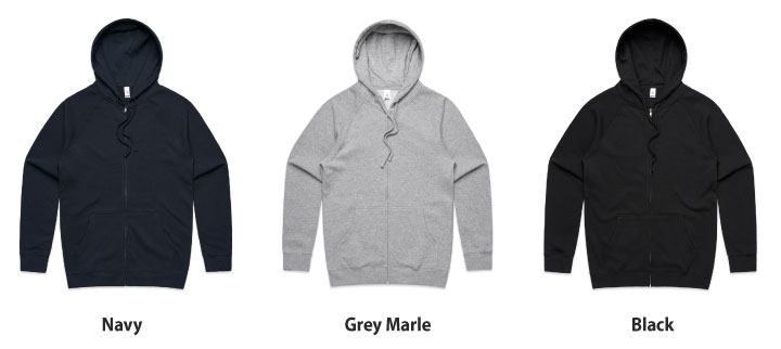 Supply Zip Hood 5109 - colours