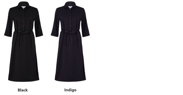 Heavy Stretch Georgette Shirt Dress CAT67Y