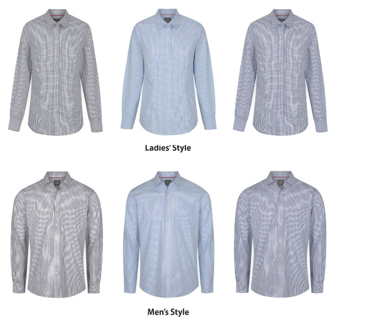 Fawkner Micro Check Shirt 1895L - Available Colours
