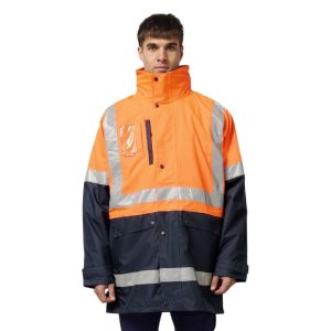 Hi-Vis 4-In-1 Taped Wet Weather Jacket Y06057