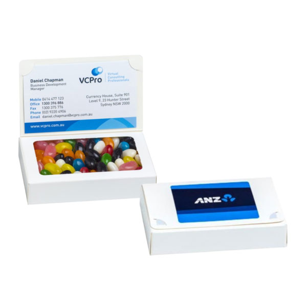 Business Card Box with Mini Jelly Beans CC069A