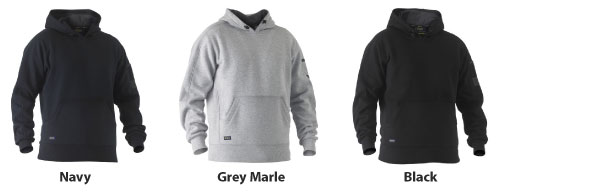 Work Fleece Hoodie BK6724 Colours